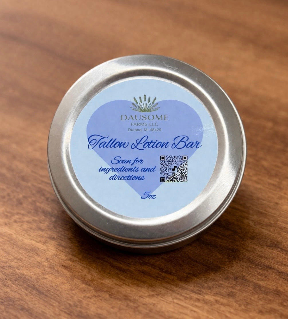 Tallow Lotion Bar Party Favors